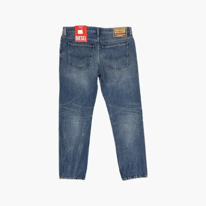 Diesel Diesel 1995 Blue Distressed Straight Jeans 0079 Size US 38 / EU 54 - 3 Thumbnail