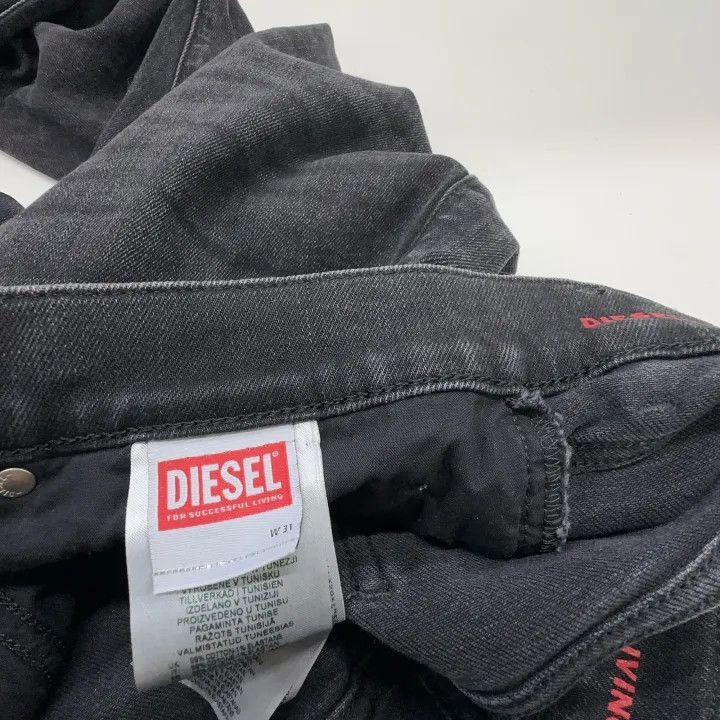 Diesel Diesel Classic High-Waisted Straight-Leg Jeans 0079 Size US 31 - 4 Thumbnail