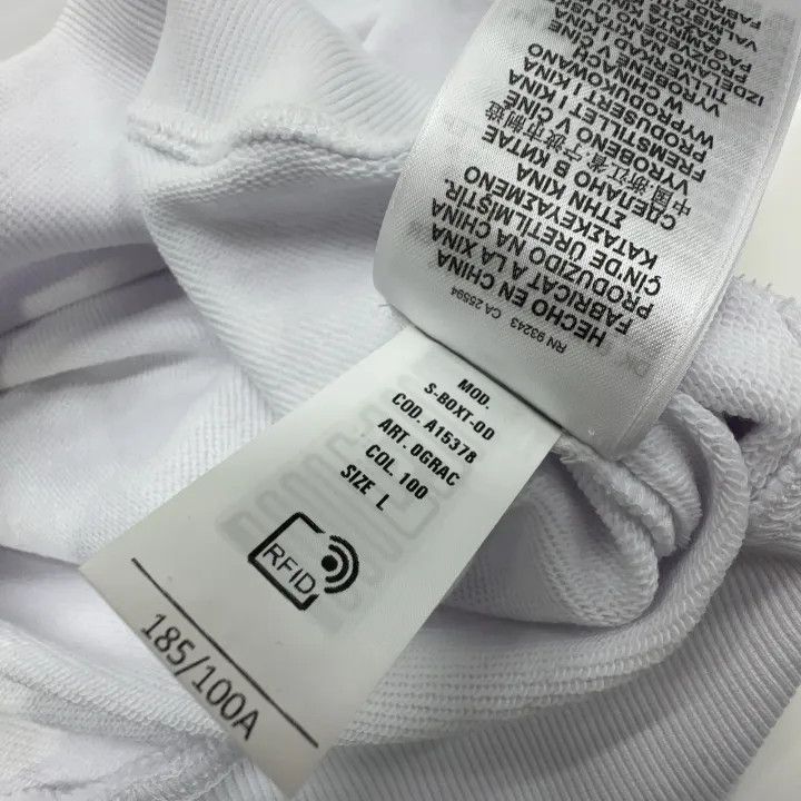 Diesel Diesel White Logo Long Sleeve Sweatshirt 0079 Size US L / EU 52-54 / 3 - 4 Thumbnail