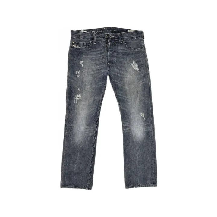 Diesel Diesel Fashionable Straight Leg Jeans 0079 Size US 30 / EU 46 - 2 Thumbnail