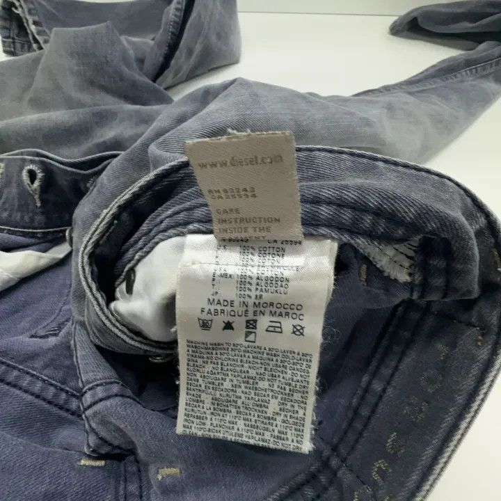 Diesel Diesel Fashionable Straight Leg Jeans 0079 Size US 30 / EU 46 - 4 Thumbnail