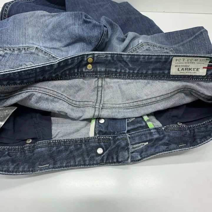 Diesel Diesel Casual Straight-Leg Denim Pants 0079 Size US 33 - 7 Thumbnail