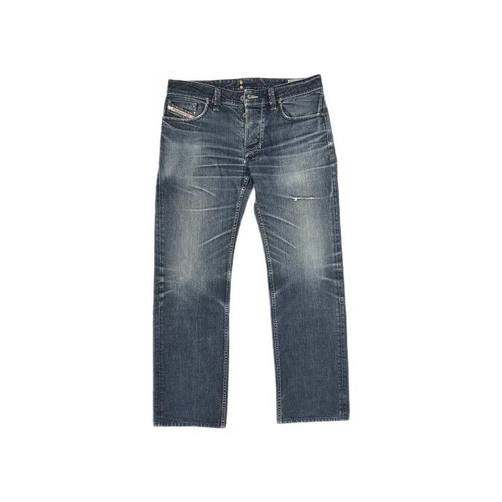 Diesel Diesel Casual Straight-Leg Denim Pants 0079 Size US 33 - 2 Thumbnail
