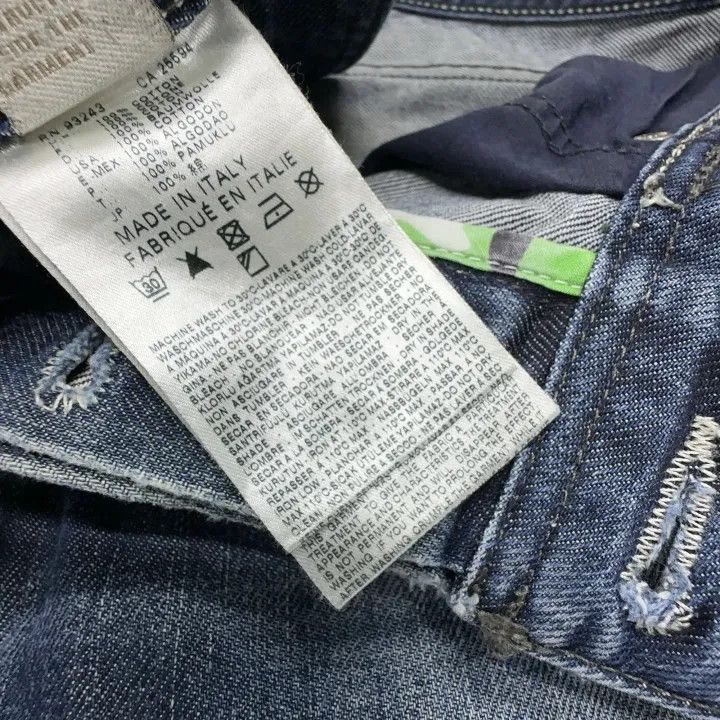 Diesel Diesel Casual Straight-Leg Denim Pants 0079 Size US 33 - 5 Thumbnail