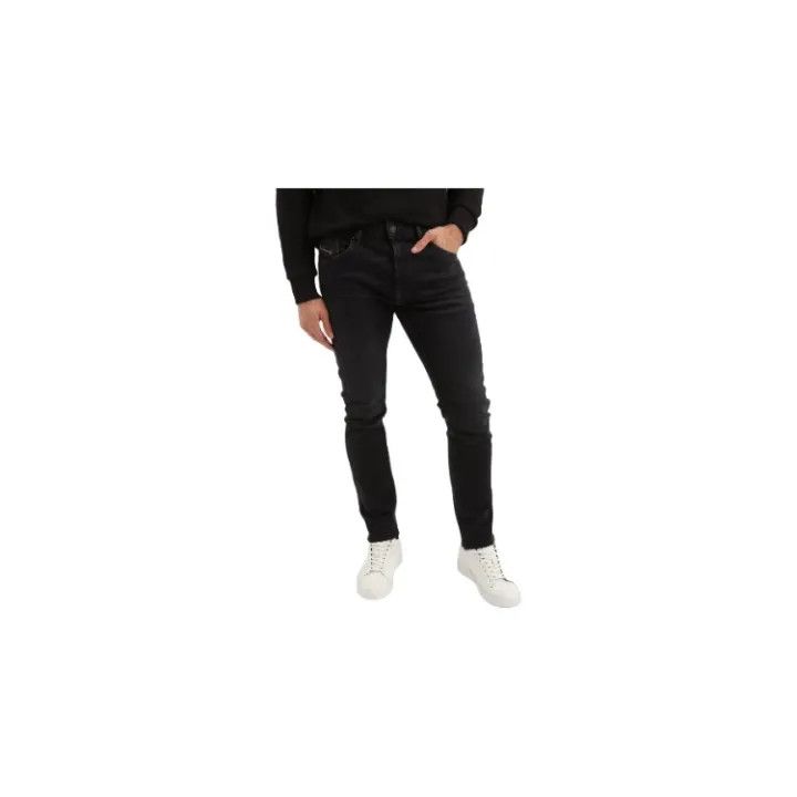 Diesel Diesel Black Slim Fit Stretch Jeans 0079 Size US 31 - 2 Thumbnail