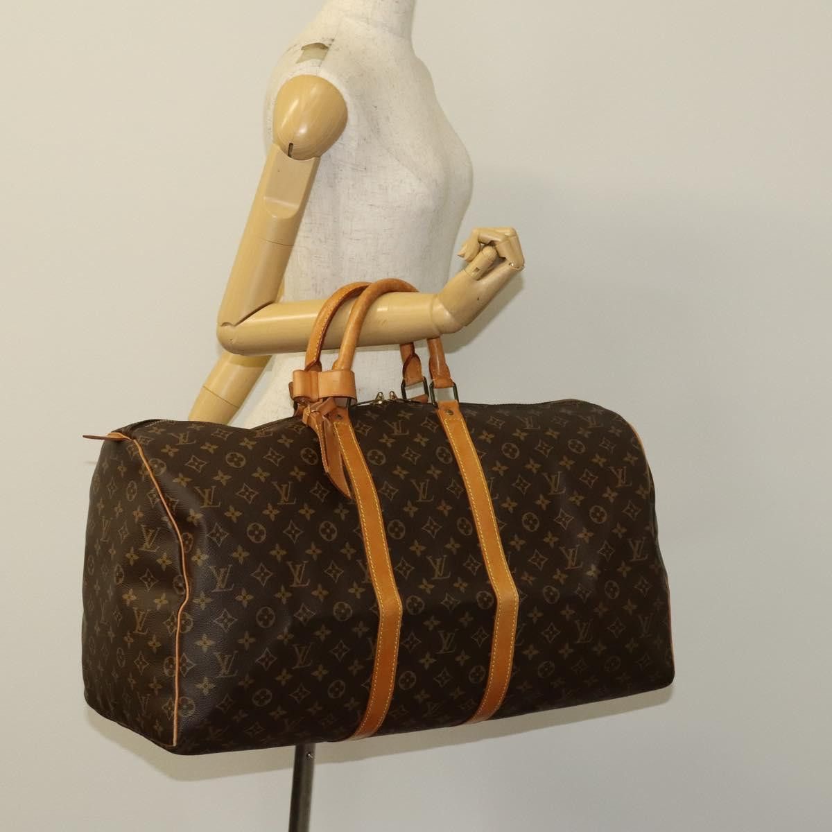Louis Vuitton Louis Vuitton Keepall 55 travel Size ONE SIZE - 15 Thumbnail