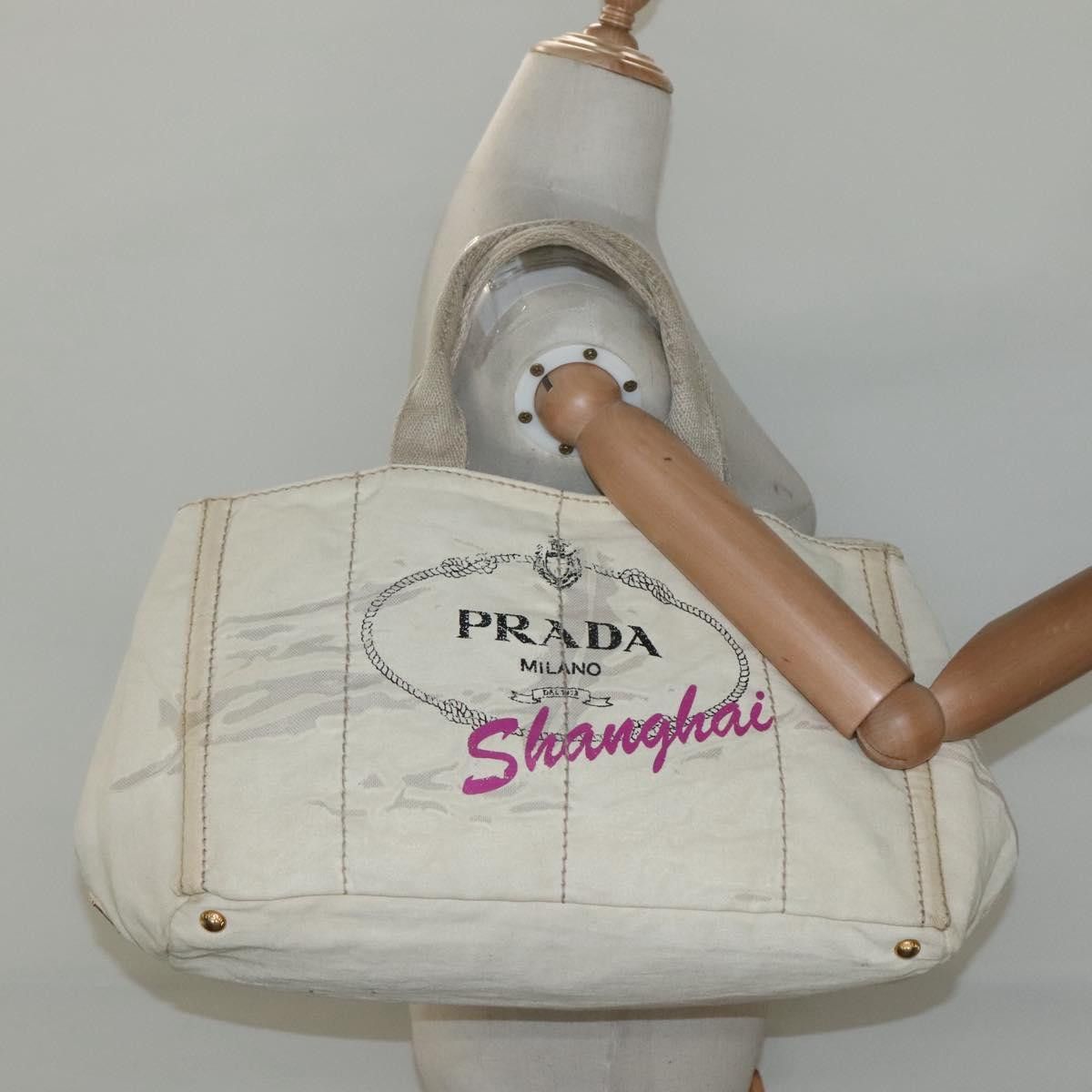 Prada Prada Canapa handbag Size ONE SIZE - 14 Thumbnail