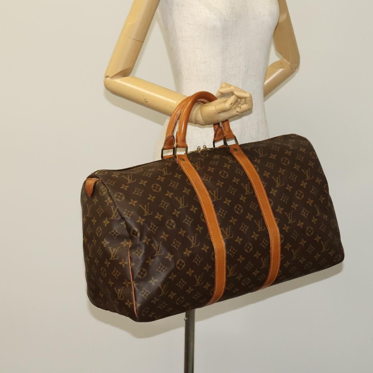 Louis Vuitton Louis Vuitton Keepall 50 travel Size ONE SIZE - 15 Thumbnail