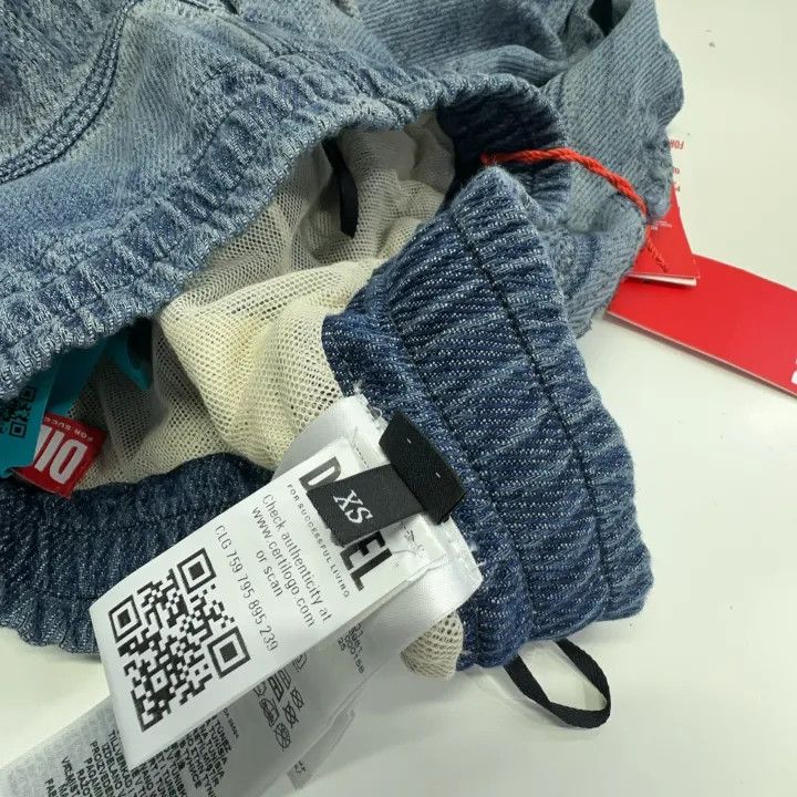 Diesel Diesel Blue High-Waist Wide-Leg Jeans 0079 Size US 26 / EU 42 - 8 Thumbnail
