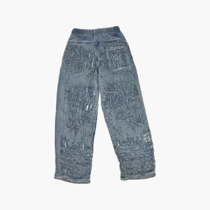 Diesel Diesel Blue High-Waist Wide-Leg Jeans 0079 Size US 26 / EU 42 - 3 Thumbnail