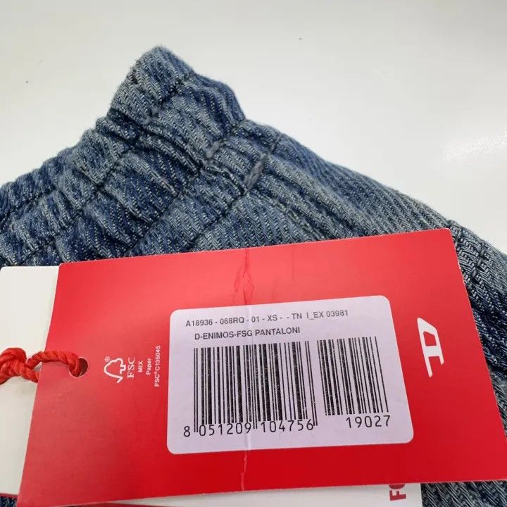 Diesel Diesel Blue High-Waist Wide-Leg Jeans 0079 Size US 26 / EU 42 - 5 Thumbnail