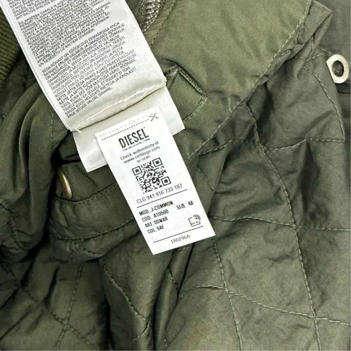 Diesel Diesel Gradient Hooded Jacket for Men 0079 Size US L / EU 52-54 / 3 - 3 Thumbnail