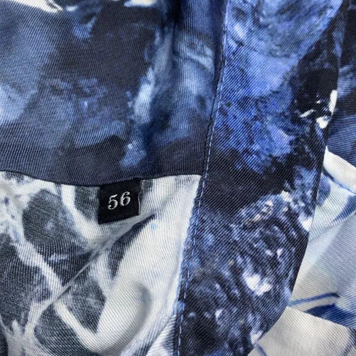 Diesel Diesel Blue Printed Short Sleeve Shirt 0079 Size US XXL / EU 58 / 5 - 6 Thumbnail