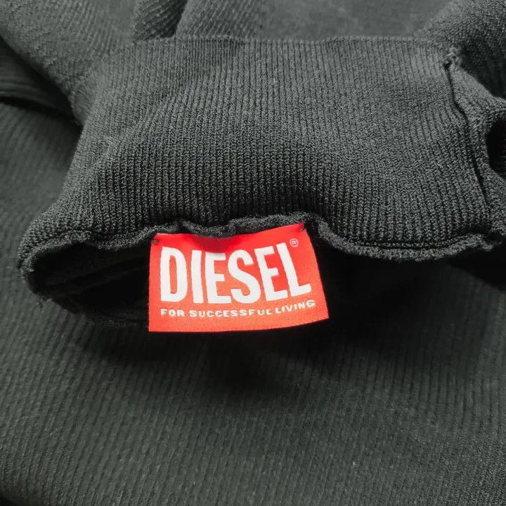 Diesel Diesel FW24 Oval-D Series Black Knit Top 0079 Size US L / EU 52-54 / 3 - 4 Thumbnail