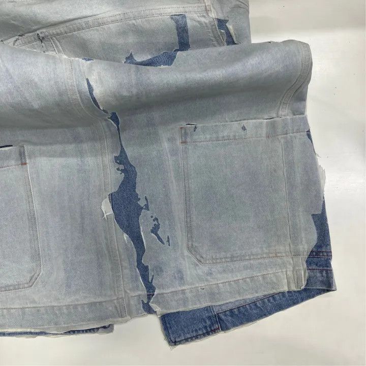 Diesel Diesel Light Blue Button-Front Denim Jacket 0079 Size US L / EU 52-54 / 3 - 5 Thumbnail