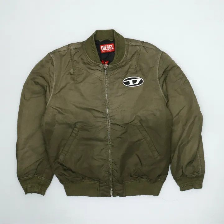 Diesel Diesel Olive Green Long Sleeve Jacket 0079 Size US M / EU 48-50 / 2 - 2 Thumbnail