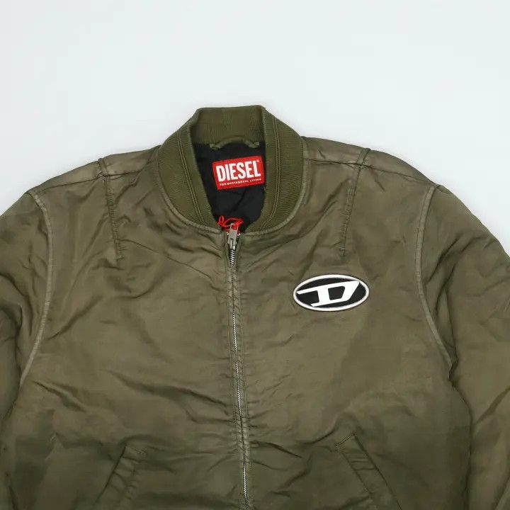 Diesel Diesel Olive Green Long Sleeve Jacket 0079 Size US M / EU 48-50 / 2 - 3 Thumbnail