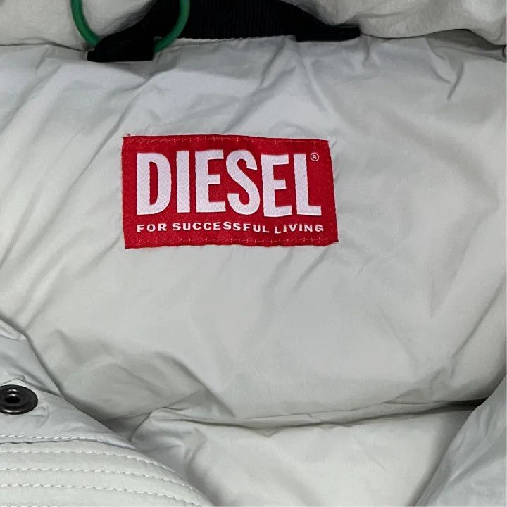 Diesel Diesel White Logo Detachable Hood Vest 0079 Size US L / EU 52-54 / 3 - 2 Thumbnail