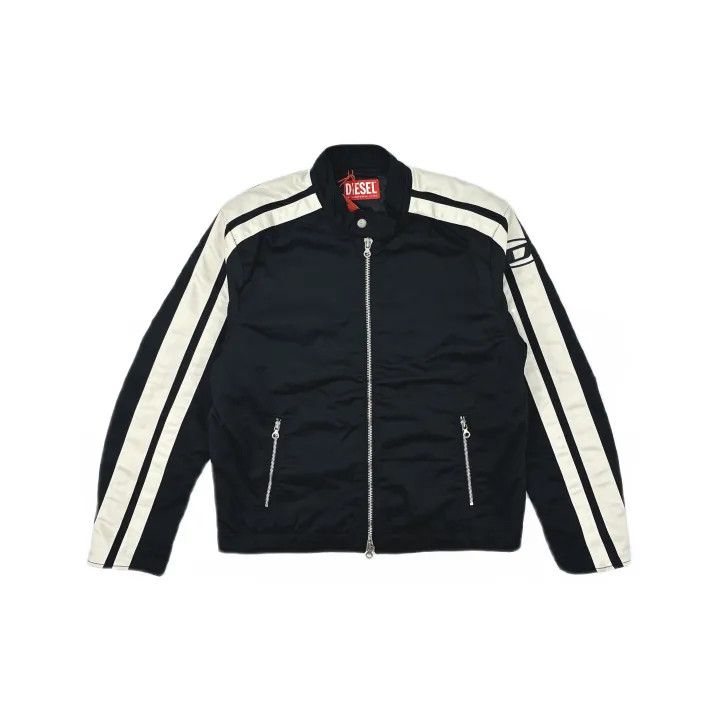 Diesel Diesel Black Zippered Jacket for Men 0079 Size US L / EU 52-54 / 3 - 2 Thumbnail