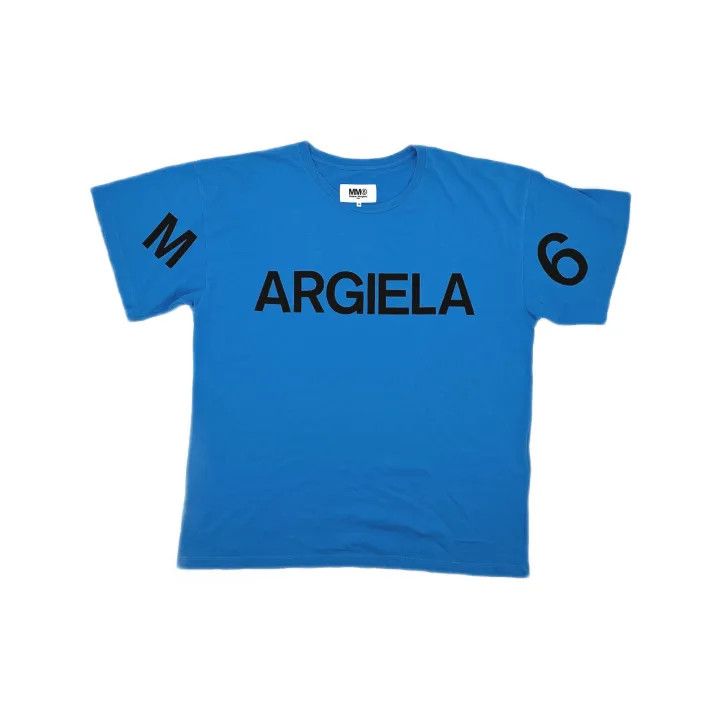 Maison Margiela Maison Margiela Kids Logo Print Short Sleeve T-Shirt 0079 Size US L / EU 52-54 / 3 - 2 Thumbnail