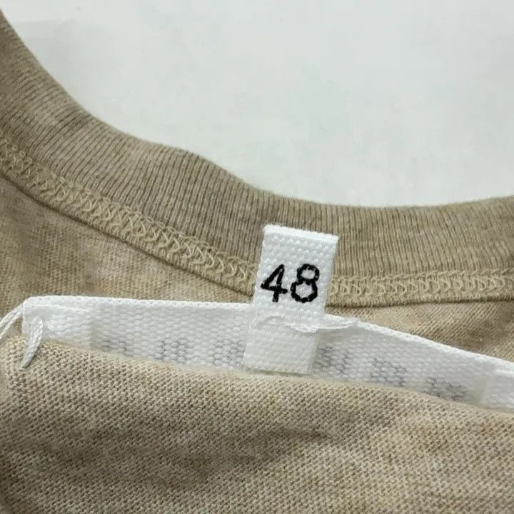 Maison Margiela Maison Margiela Beige Short Sleeve T-Shirt 0079 Size US M / EU 48-50 / 2 - 6 Thumbnail