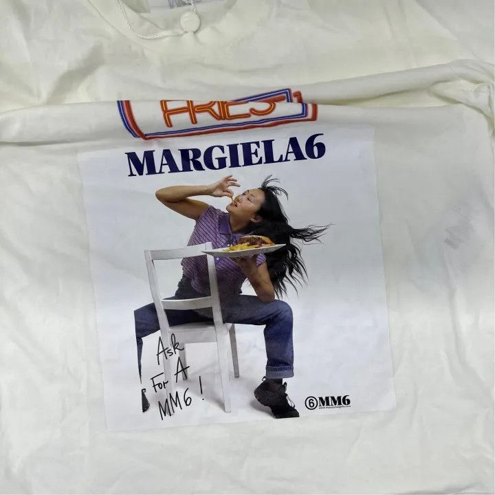 Maison Margiela MM6 Maison Margiela Graphic Cotton T-Shirt 0079 Size US XS / EU 42 / 0 - 8 Thumbnail