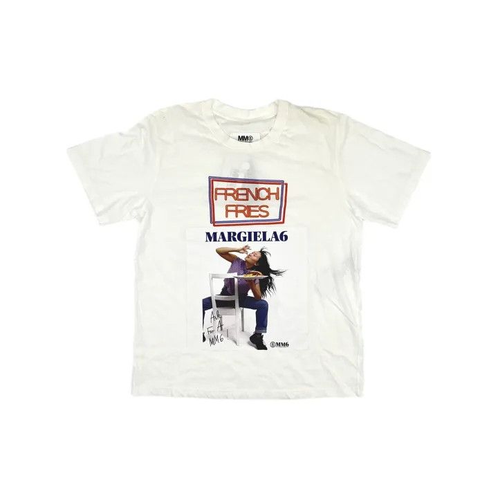 Maison Margiela MM6 Maison Margiela Graphic Cotton T-Shirt 0079 Size US XS / EU 42 / 0 - 2 Thumbnail