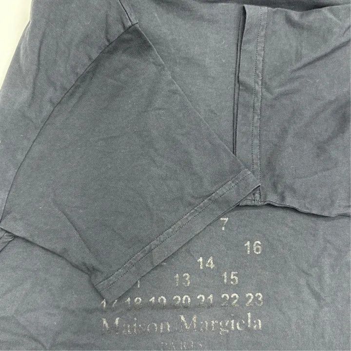 Maison Margiela Maison Margiela Black Logo Print Short Sleeve T-Shirt 0079 Size US L / EU 52-54 / 3 - 5 Thumbnail