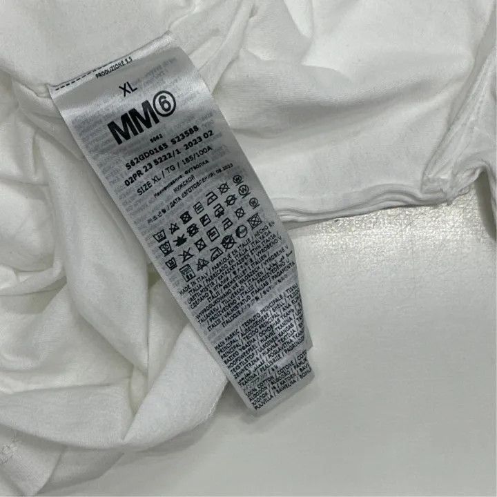 Maison Margiela MM6 Maison Margiela Short Sleeve Graphic Tee 0079 Size US XL / EU 56 / 4 - 3 Thumbnail