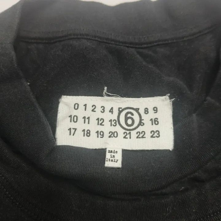 Maison Margiela MM6 Maison Margiela Black Short Sleeve T-Shirt 0079 Size US S / EU 44-46 / 1 - 4 Thumbnail