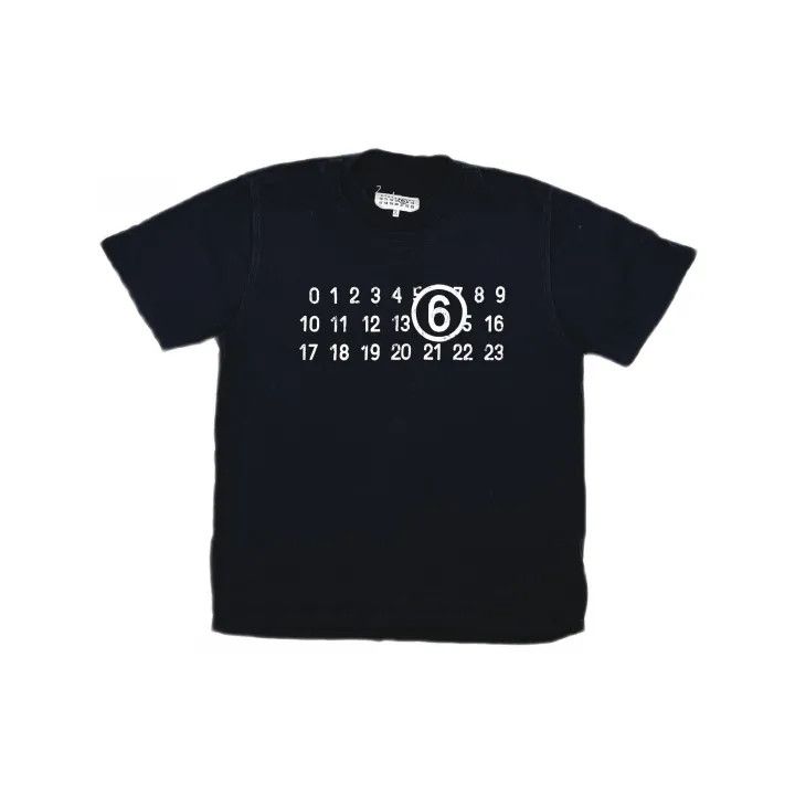 Maison Margiela MM6 Maison Margiela Black Short Sleeve T-Shirt 0079 Size US S / EU 44-46 / 1 - 2 Thumbnail