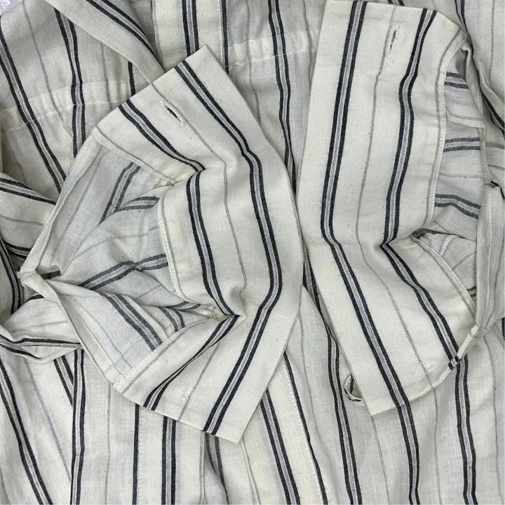 Maison Margiela Maison Margiela Striped Long Sleeve Shirt Dress 0079 Size US L / EU 52-54 / 3 - 6 Thumbnail