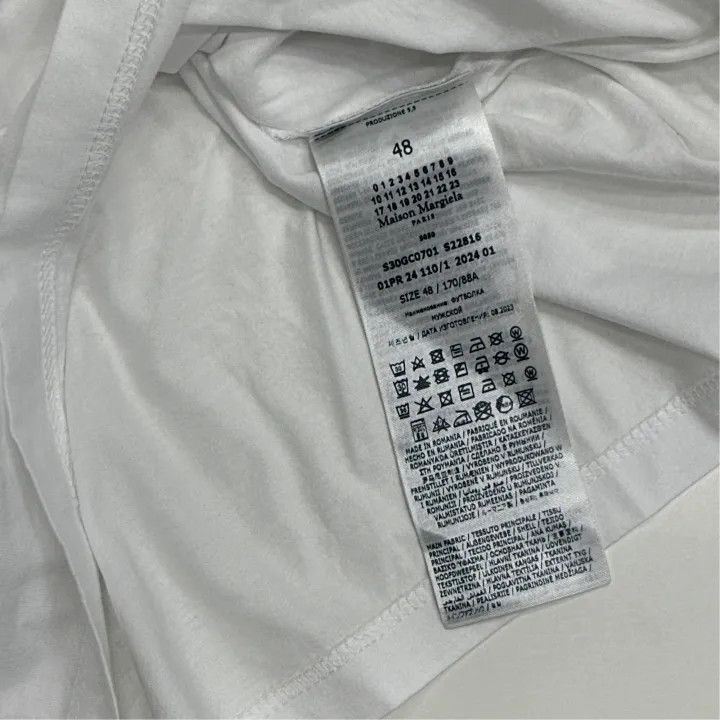 Maison Margiela Maison Margiela Logo Print Short Sleeve T-Shirt 0079 Size US M / EU 48-50 / 2 - 3 Thumbnail