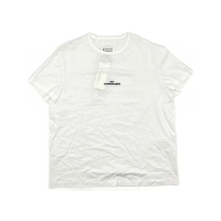 Maison Margiela Maison Margiela Embroidered Logo Short Sleeve Tee 0079 Size US L / EU 52-54 / 3 - 2 Thumbnail