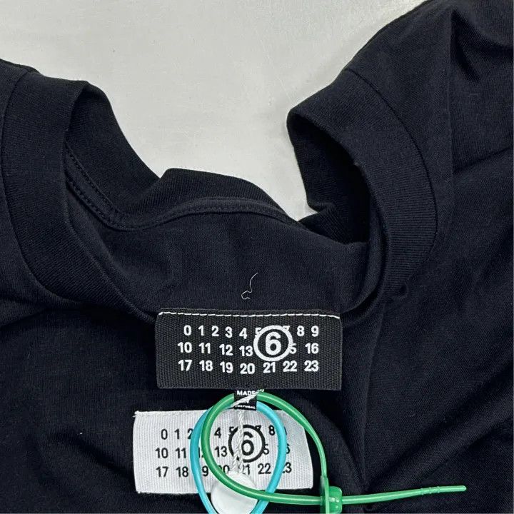 Maison Margiela MM6 Maison Margiela Black Short Sleeve T-Shirt 0079 Size US M / EU 48-50 / 2 - 2 Thumbnail