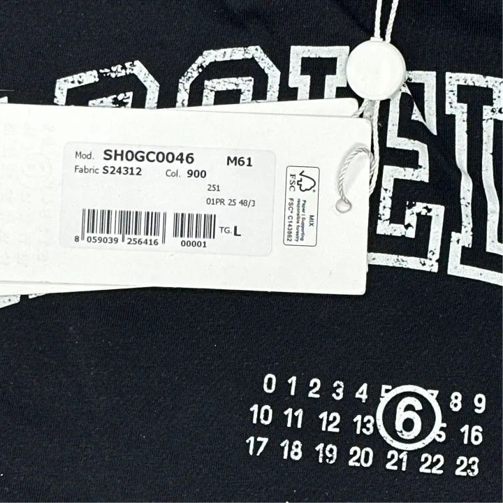 Maison Margiela Maison Margiela Logo Print Short Sleeve T-Shirt 0079 Size US L / EU 52-54 / 3 - 4 Thumbnail