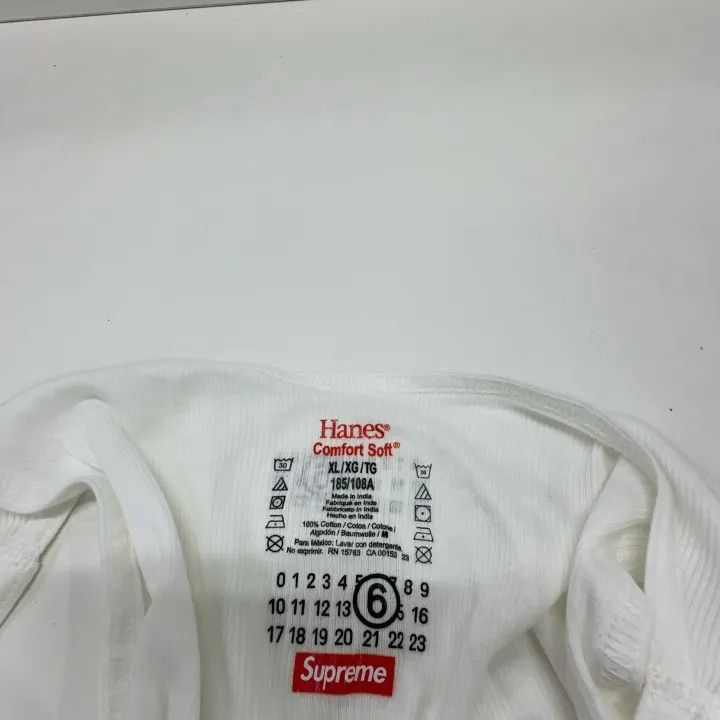 Maison Margiela Supreme x MM6 Maison Margiela Deconstructed Tank Top 0079 Size US XL / EU 56 / 4 - 4 Thumbnail