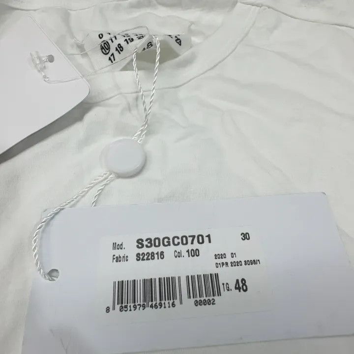 Maison Margiela Maison Margiela Logo Print Crew Neck T-Shirt 0079 Size US L / EU 52-54 / 3 - 5 Thumbnail