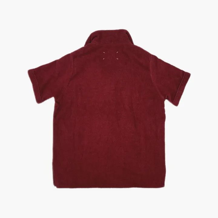 Maison Margiela Maison Margiela Red Hooded Short Sleeve Sweatshirt 0079 Size US M / EU 48-50 / 2 - 3 Thumbnail