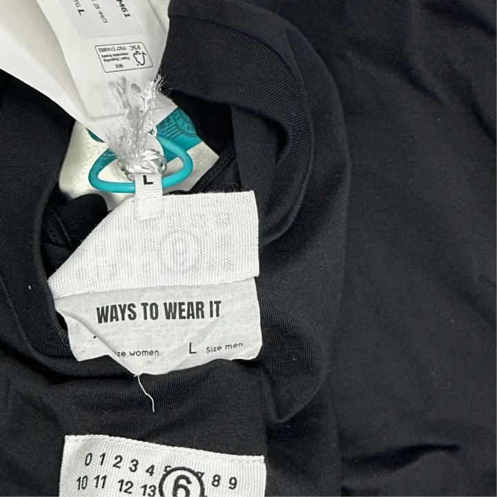 Maison Margiela MM6 Maison Margiela Logo Print Short Sleeve T-shirt 0079 Size US L / EU 52-54 / 3 - 2 Thumbnail
