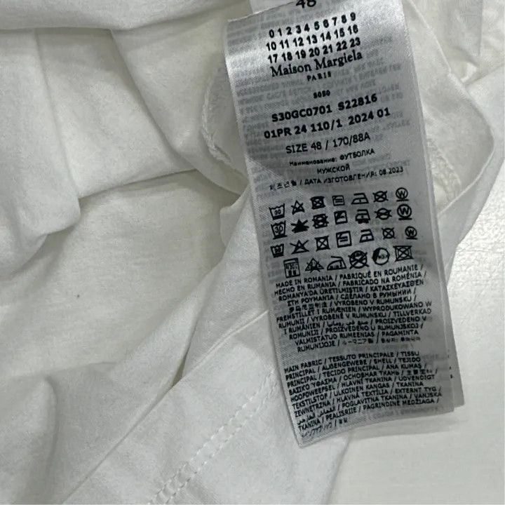 Maison Margiela Maison Margiela Logo Print T-Shirt for Men 0079 Size US M / EU 48-50 / 2 - 4 Thumbnail