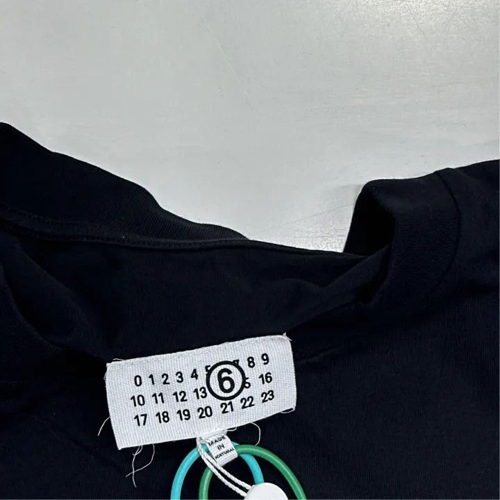 Maison Margiela MM6 Maison Margiela Black Logo T-Shirt 0079 Size US S / EU 44-46 / 1 - 2 Thumbnail