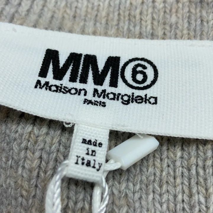 Maison Margiela MM6 Maison Margiela Grey Knit Cardigan 0079 Size US XS / EU 42 / 0 - 5 Thumbnail