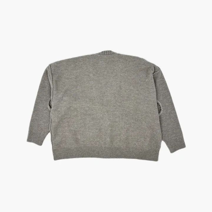 Maison Margiela MM6 Maison Margiela Grey Knit Cardigan 0079 Size US XS / EU 42 / 0 - 3 Thumbnail