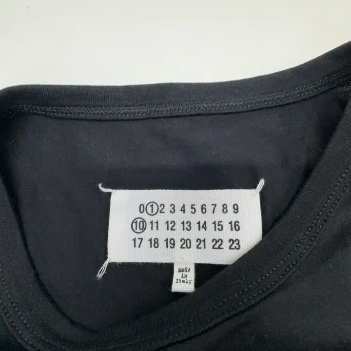 Maison Margiela Maison Margiela Black Short Sleeve T-Shirt 0079 Size US S / EU 44-46 / 1 - 5 Thumbnail