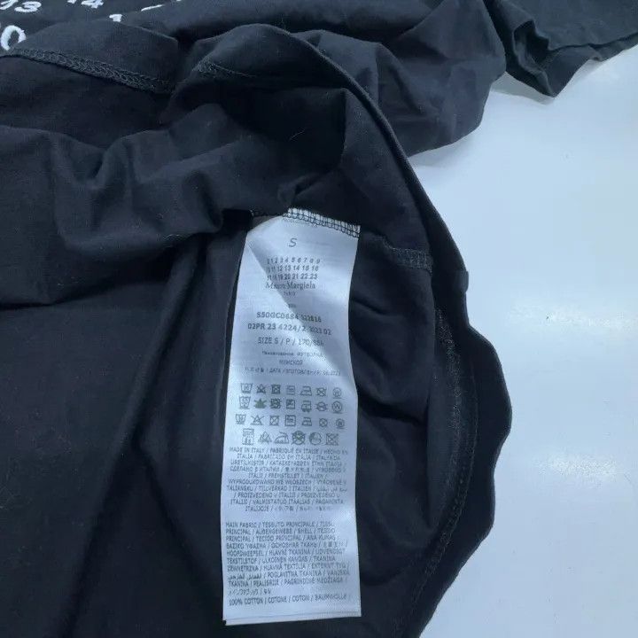 Maison Margiela Maison Margiela Black Short Sleeve T-Shirt 0079 Size US S / EU 44-46 / 1 - 4 Thumbnail