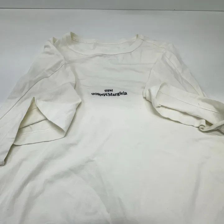 Maison Margiela Maison Margiela Logo Embroidered Short Sleeve T-Shirt 0079 Size US L / EU 52-54 / 3 - 9 Thumbnail