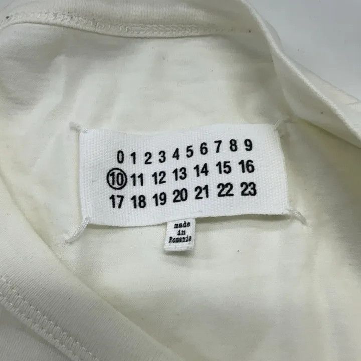 Maison Margiela Maison Margiela Logo Embroidered Short Sleeve T-Shirt 0079 Size US L / EU 52-54 / 3 - 4 Thumbnail