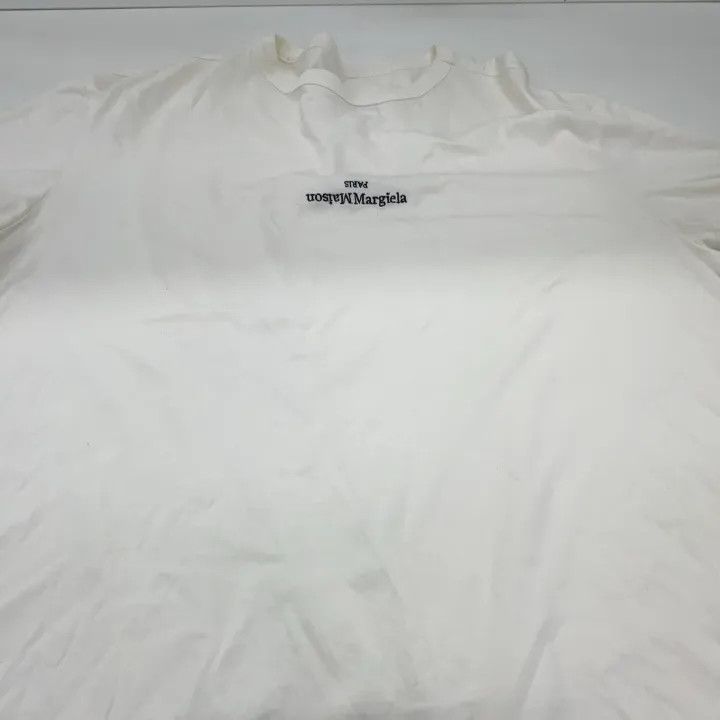 Maison Margiela Maison Margiela Logo Embroidered Short Sleeve T-Shirt 0079 Size US L / EU 52-54 / 3 - 7 Thumbnail