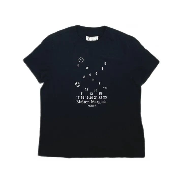 Maison Margiela Maison Margiela FW22 Black Logo Short-Sleeve T-Shirt 0079 Size US S / EU 44-46 / 1 - 2 Thumbnail